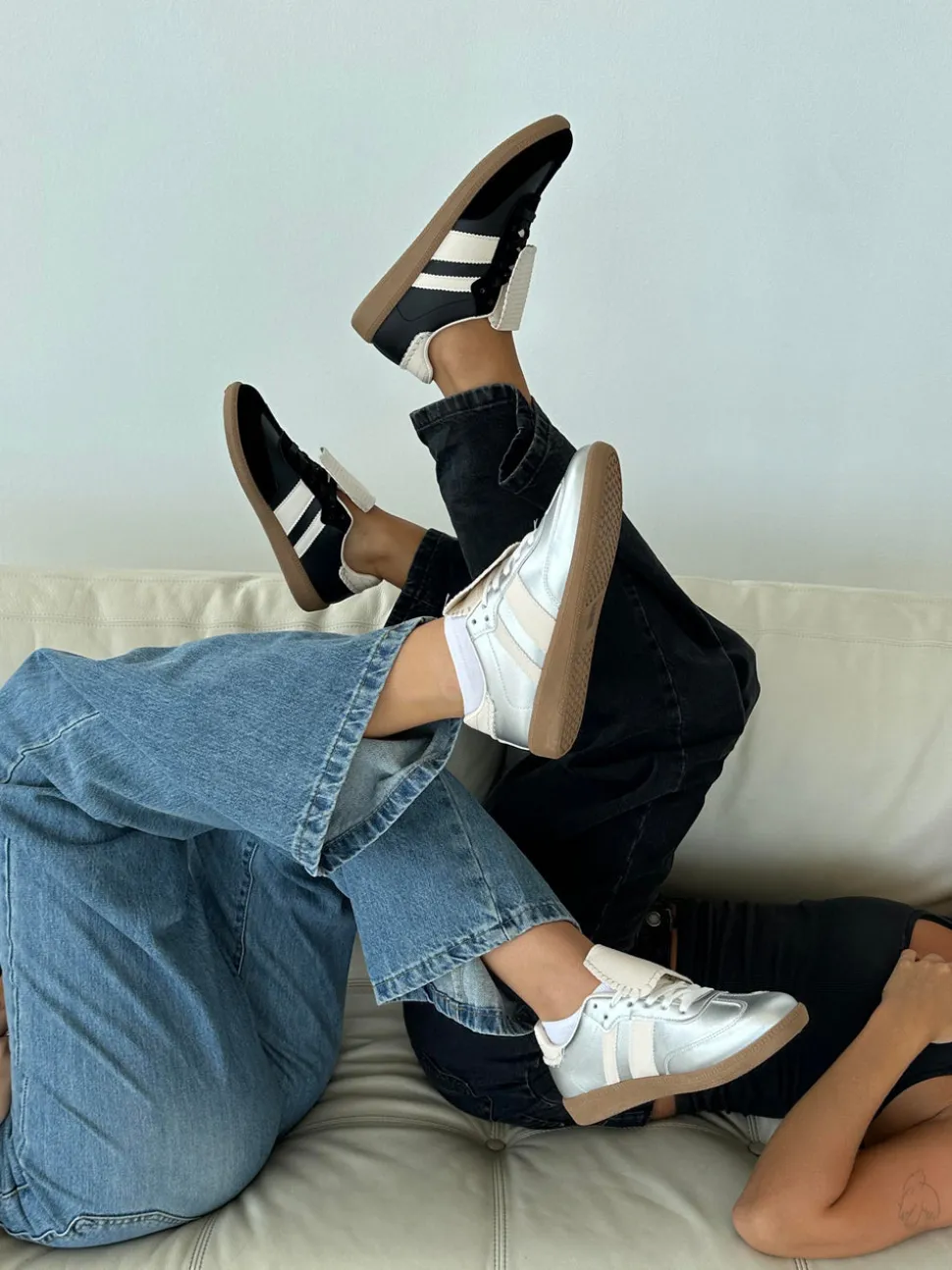 Astana sneakers med kappe - Sort