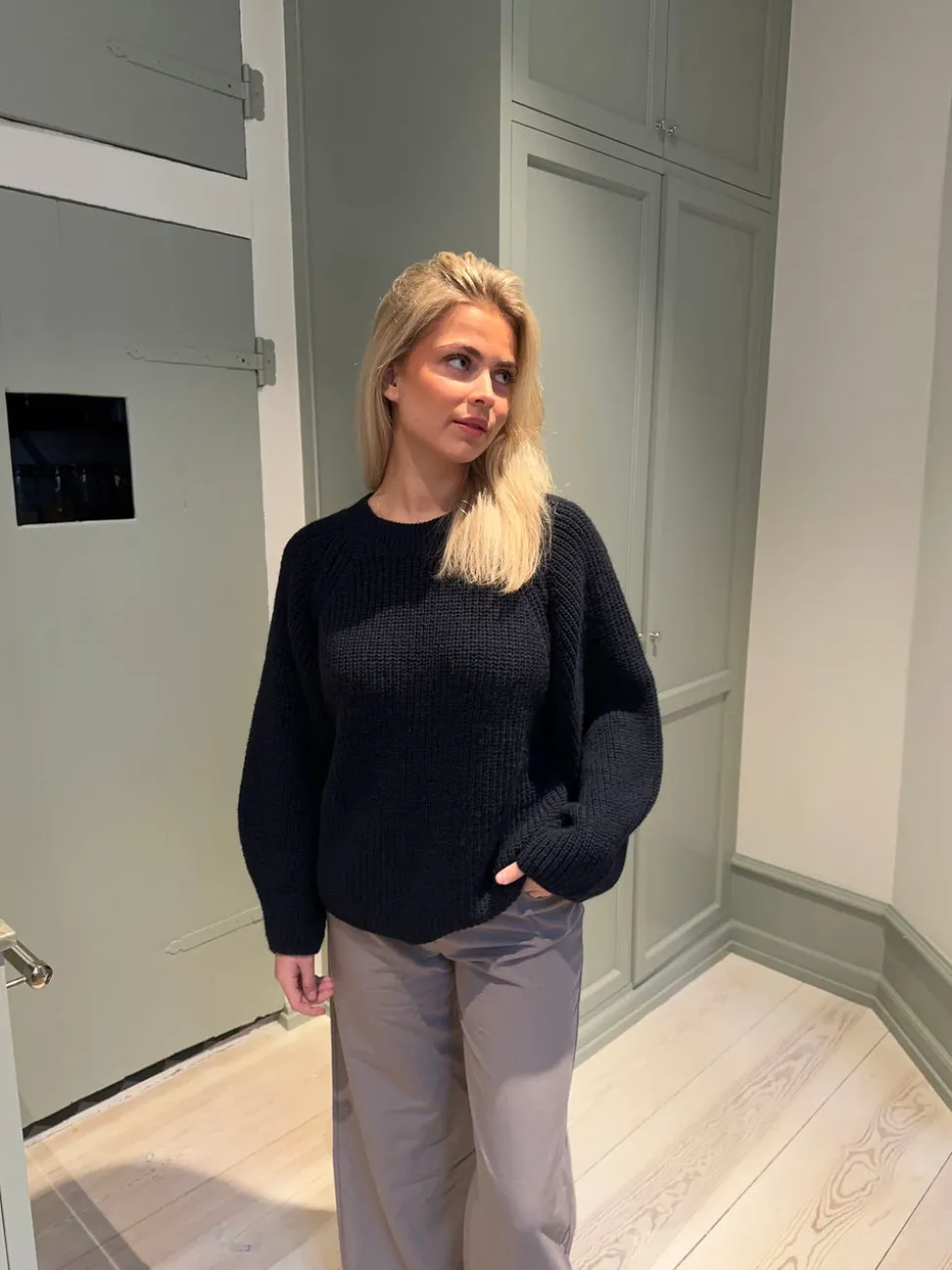 Candie striktrøje - Navy