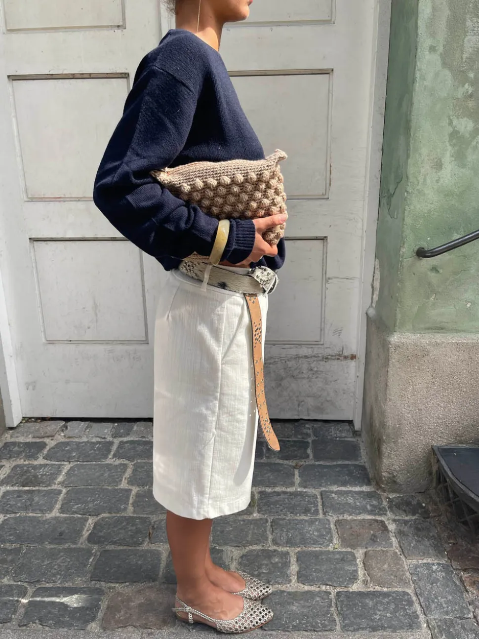 Cilena bermudashorts - Hvid