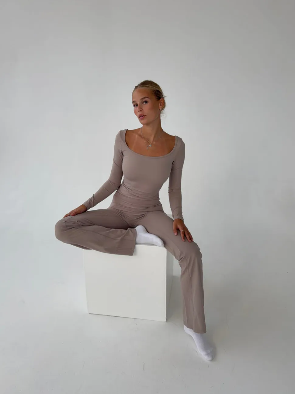 Clarity longsleeve blouse - Ash