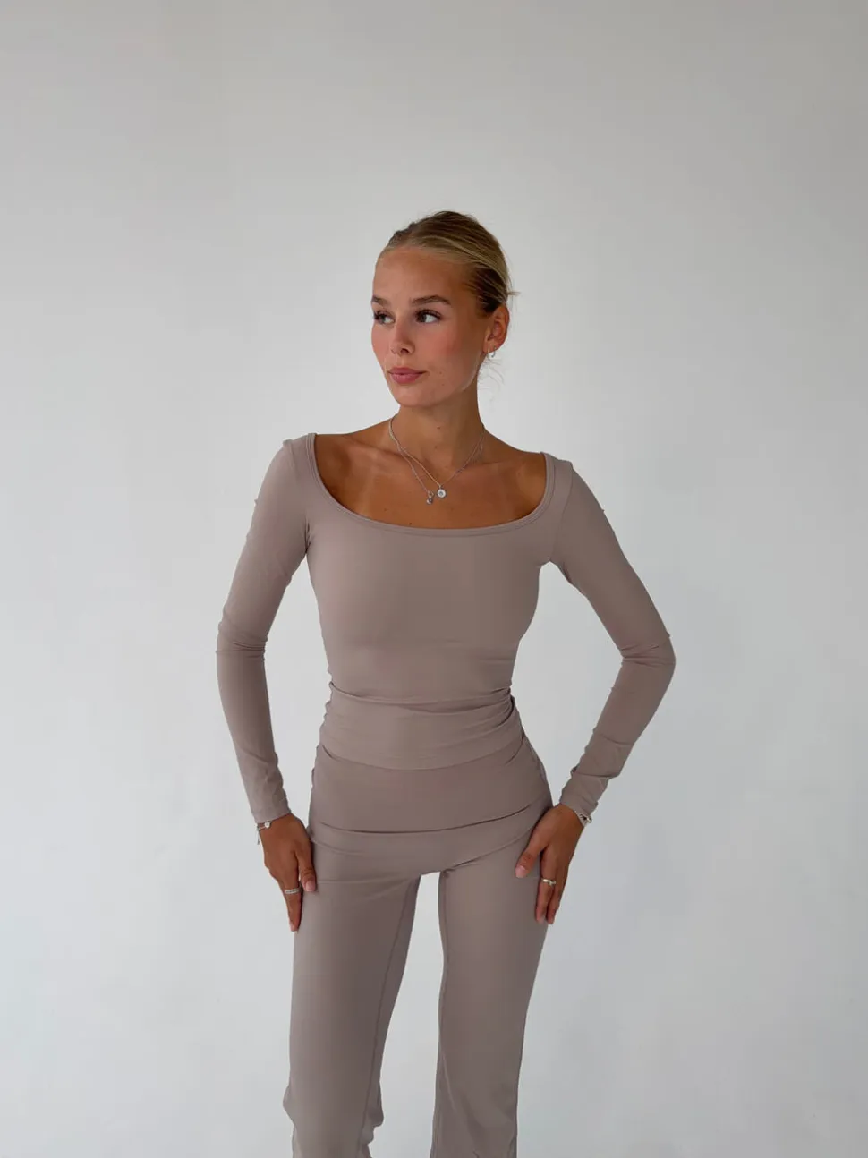 Clarity longsleeve blouse - Ash