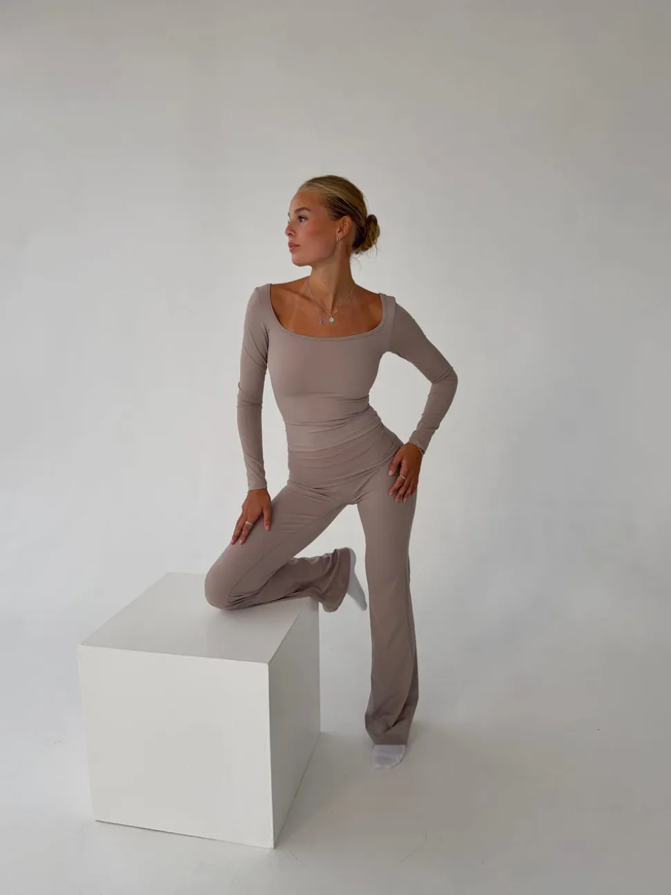 Clarity longsleeve blouse - Ash