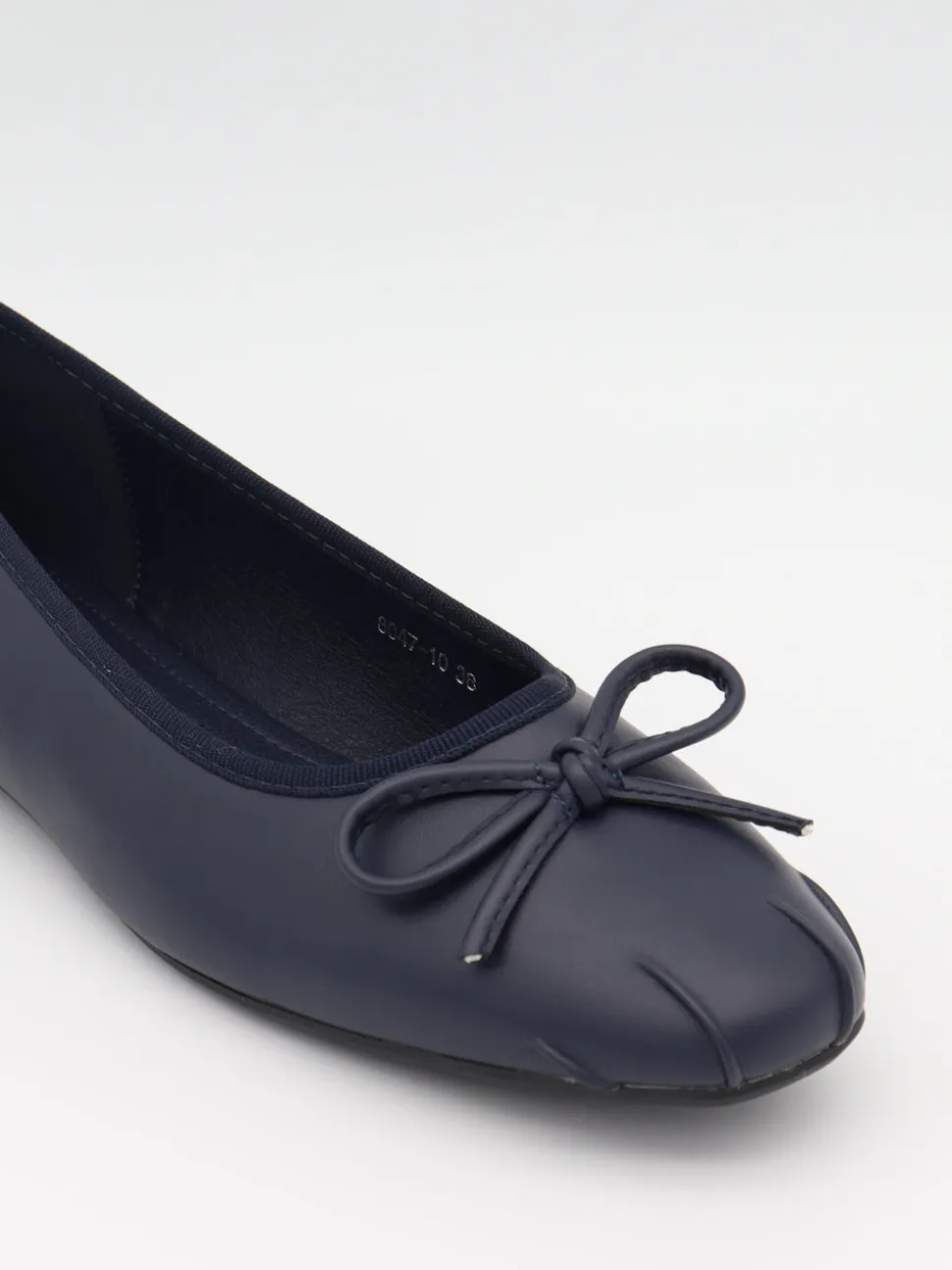 Eline ballerinaer med detaljer - Mørk Navy