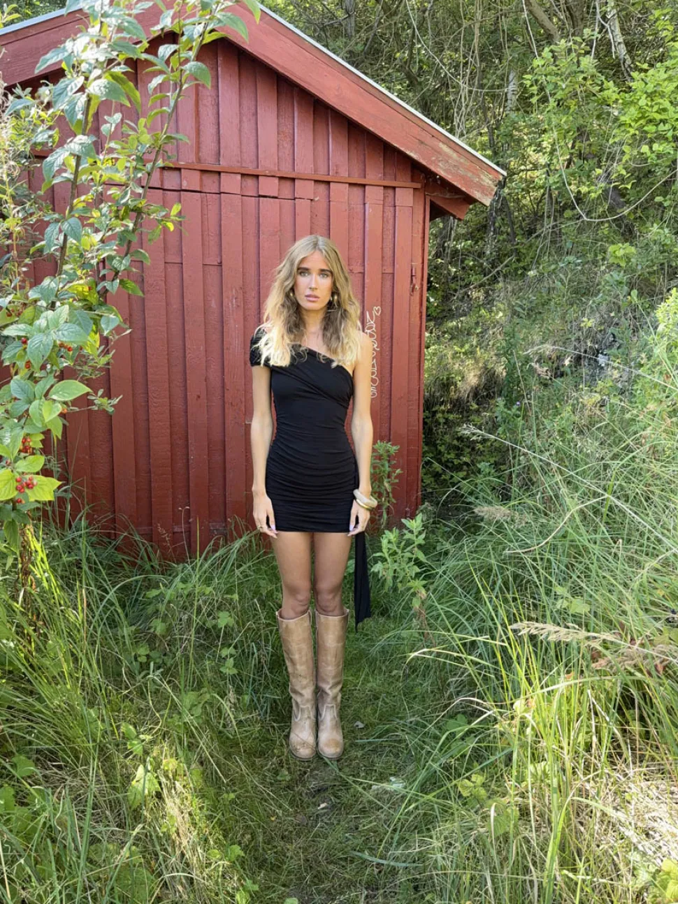 Tara minikjole - Sort