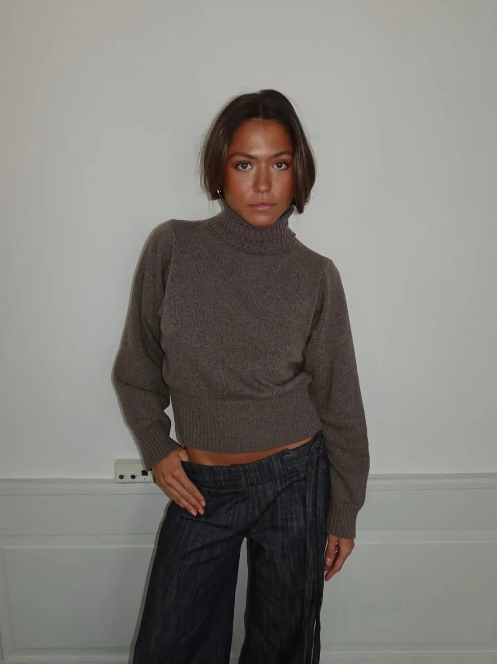 Vivina turtleneck - Brun